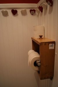 Drawer Used as Toilet Paper Holder