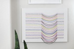Embroidered Canvas Wall Art