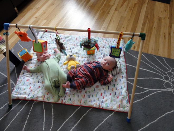 Homemade Baby Gym