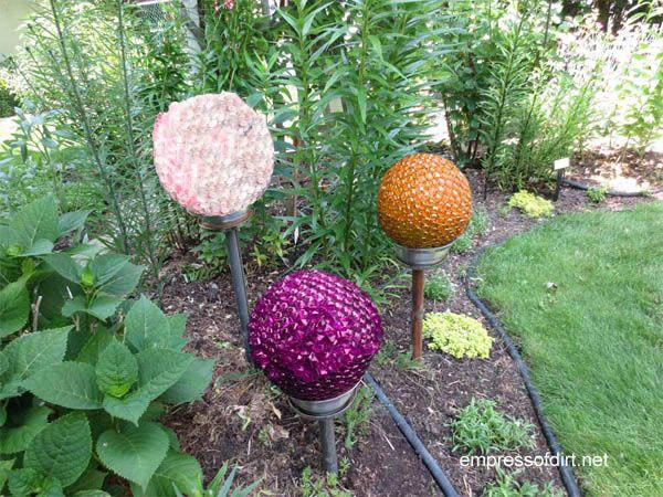 Make your garden a little bit more attractive with these decorative garden balls