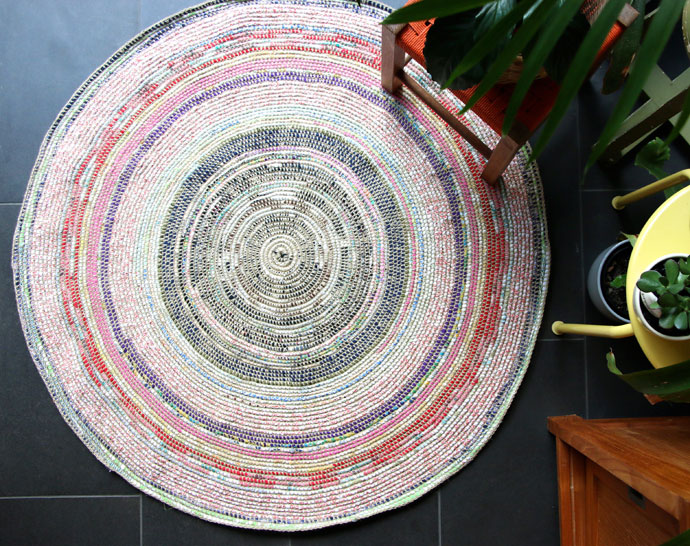 Scrap Fabric Rug