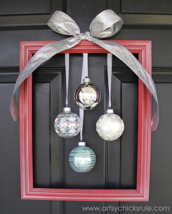 Framed Ornament Wreath