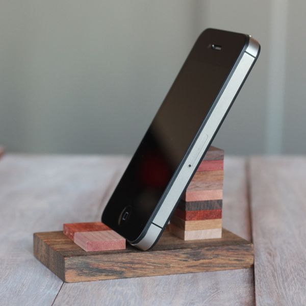 Modern Wooden Phone Stand