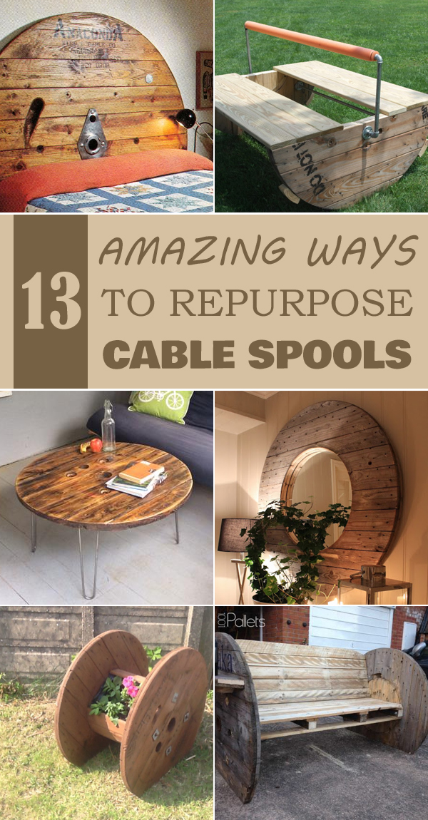 13 Amazing Ways to Repurpose Cable Spools