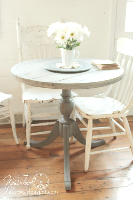 Cottage Table from Wooden Cable Spool