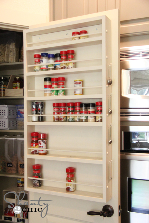 Pantry Door Spice Rack