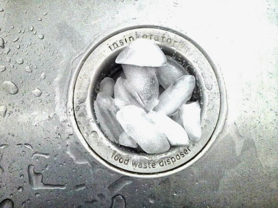 Use Ice Cubes to Deodorize a Garbage Disposal