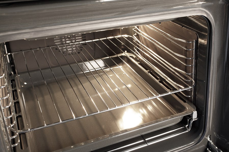 Use a wet pumice stone to clean the inside of your dirty oven.
