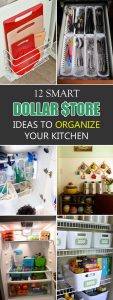 12 Smart Dollar Store Ideas To Organize Your Kitchen