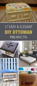 17 Easy & Elegant DIY Ottoman Projects