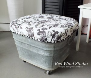 Wash Tub Ottoman