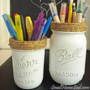 Mason Jar Pencil Holders