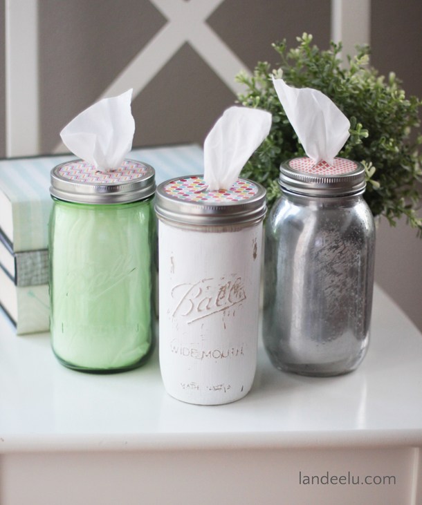 Mason Jar Tissue Holder