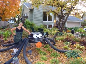Giant Halloween Lawn Spider