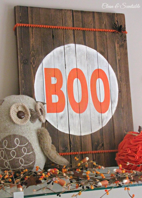 Rustic Halloween Sign