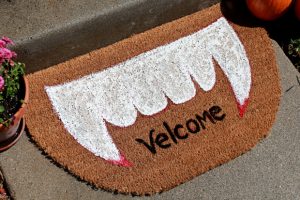 Spooky Welcome Mat