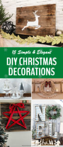 15 Simple and Elegant DIY Christmas Decorations For Your Home