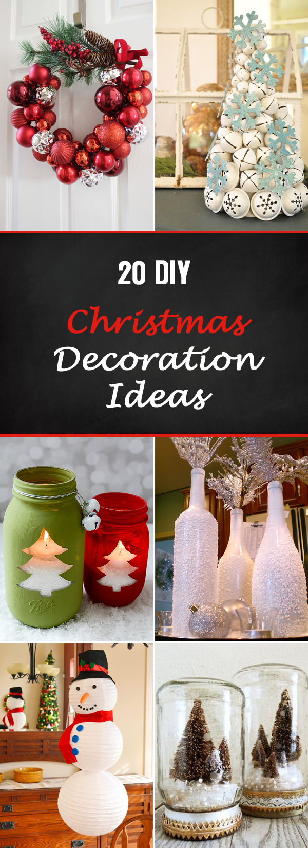 20 Totally Unique DIY Christmas Decoration Ideas