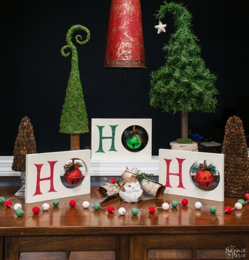 HO HO HO Christmas Decor