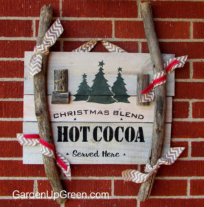 Reclaimed Wood Christmas Sign