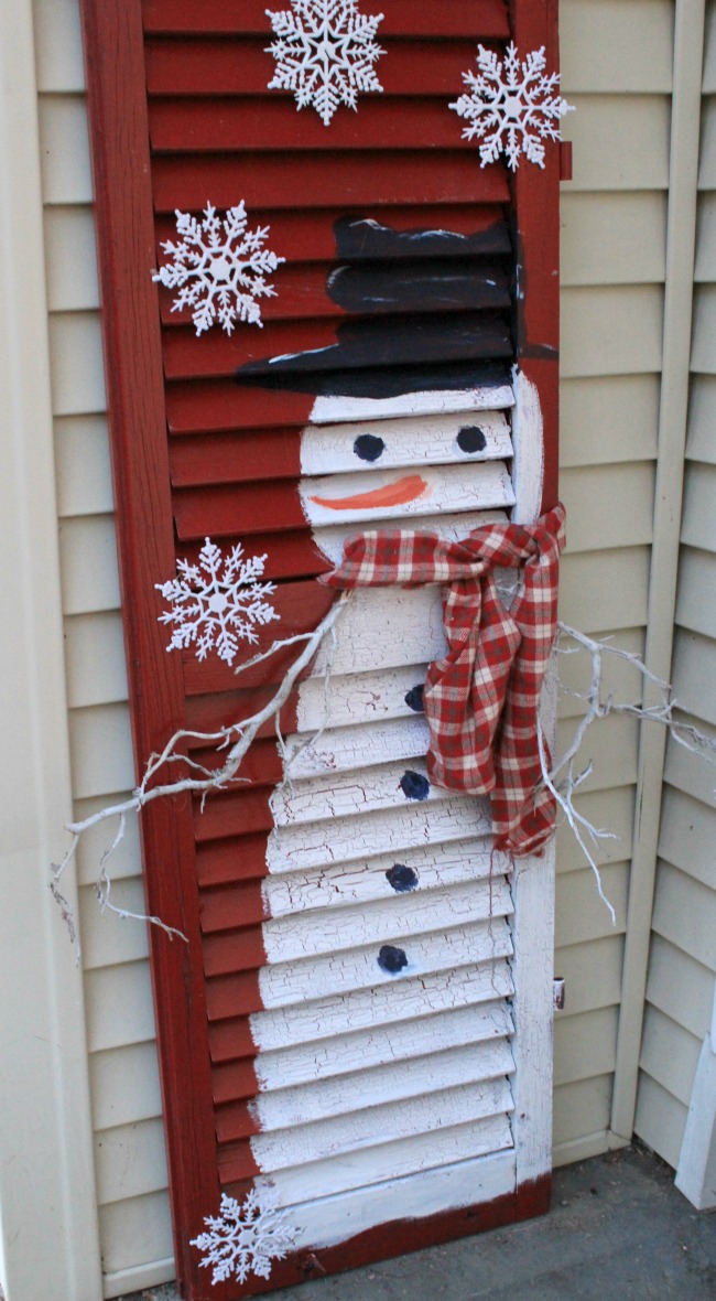 Shutter Snowman