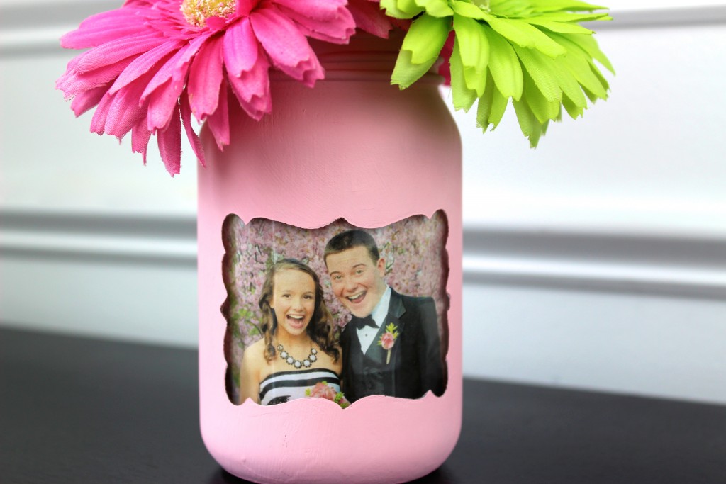 Picture Frame Mason Jar