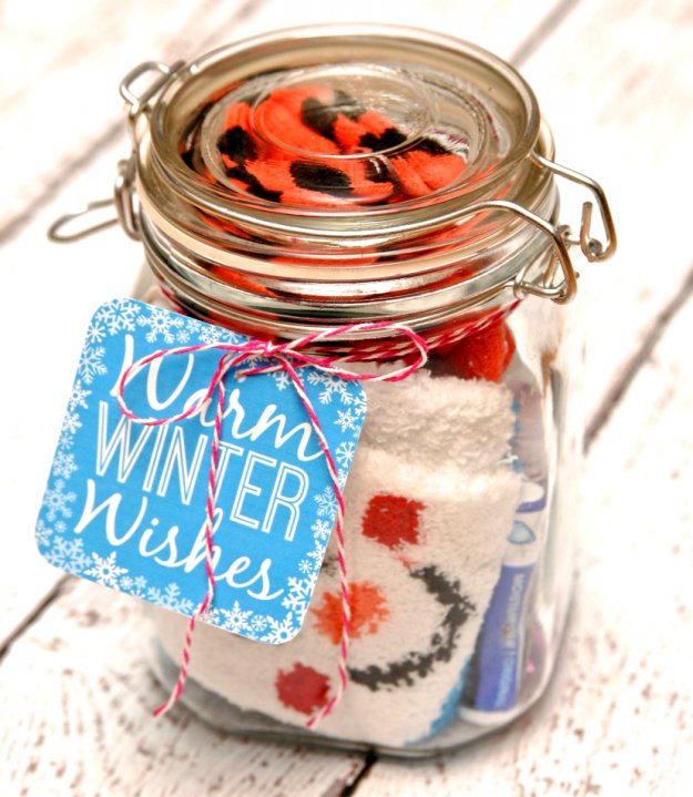Winter Survival Kit in a Jar