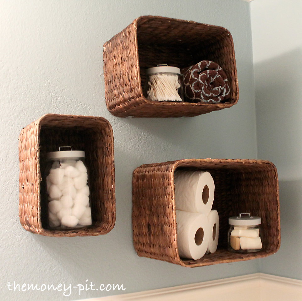 Use Baskets as Shelves