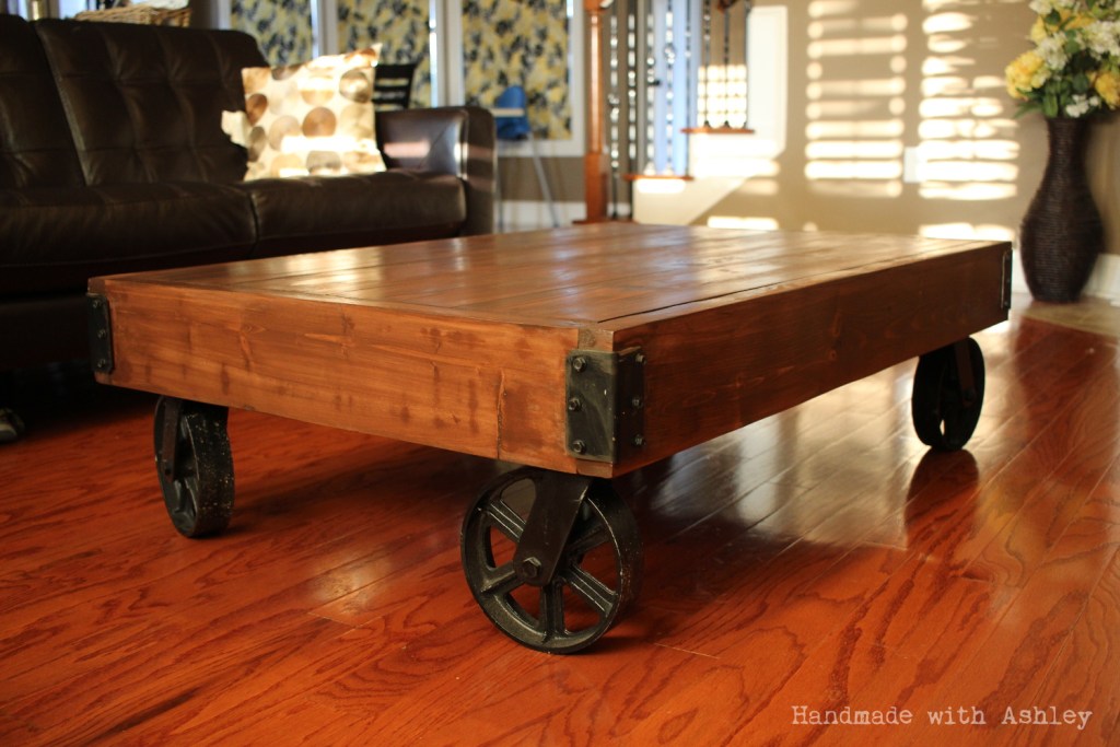 Industrial Factory Cart Coffee Table