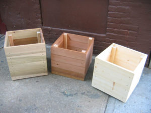 Wooden Box Planters