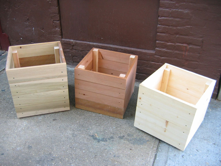 Wooden Box Planters