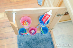 Plastic Cups for Toothbrush Organizers