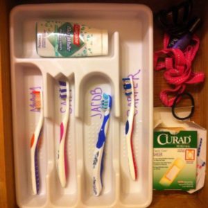 Toothbrush Organization