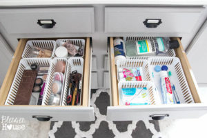 Use Dollar Store Baskets to Organize Your Drawers