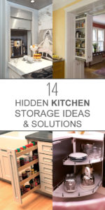14 Clever Hidden Kitchen Storage Ideas and Solutions