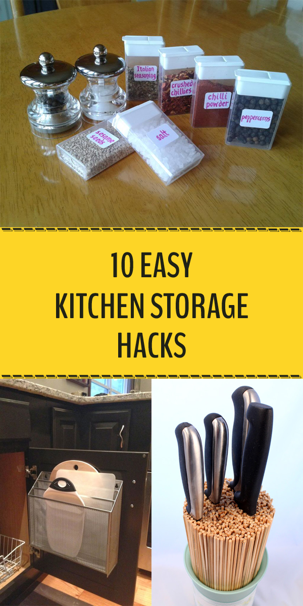 10 Easy Kitchen Storage Hacks You Need to Try