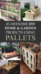20 Awesome DIY Home And Garden Projects Using Pallets