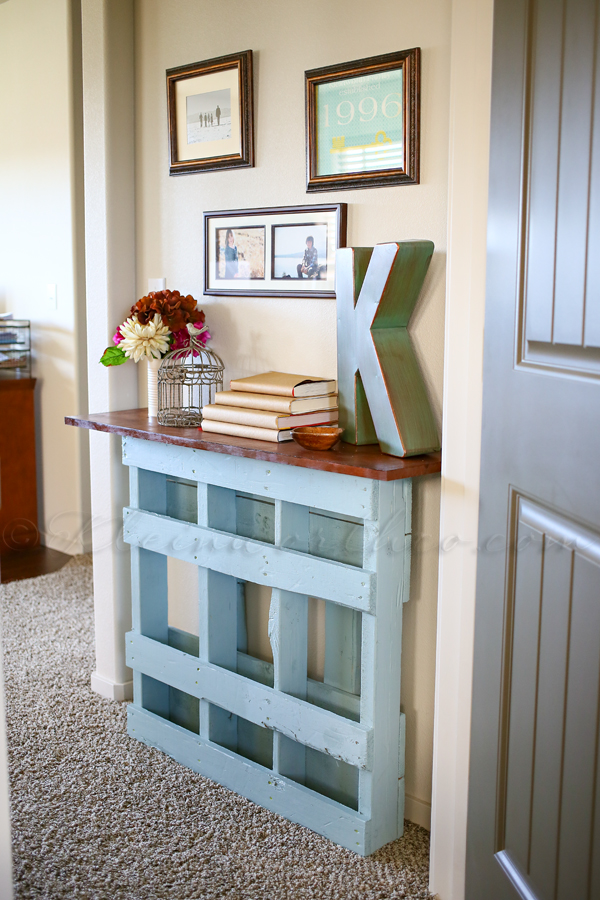 Pallet Console Table