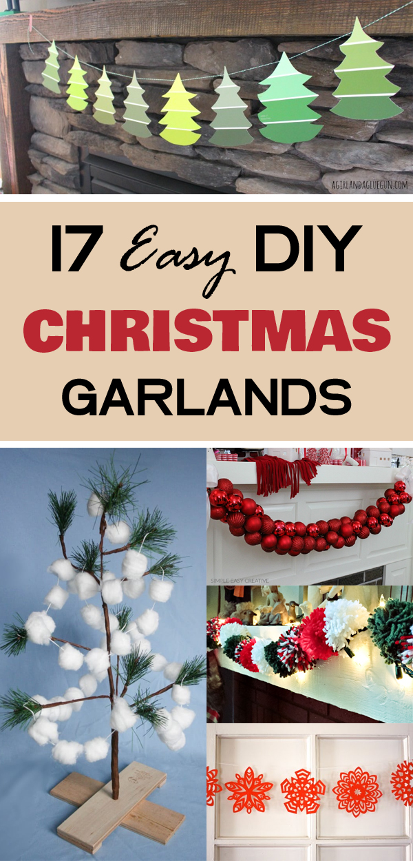 17 Easy DIY Christmas Garlands to Spruce Up Your Home