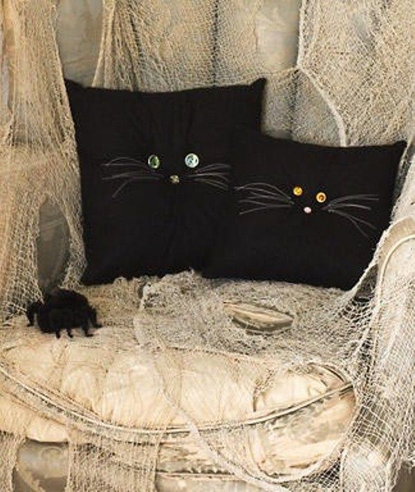 Black Cat Pillows