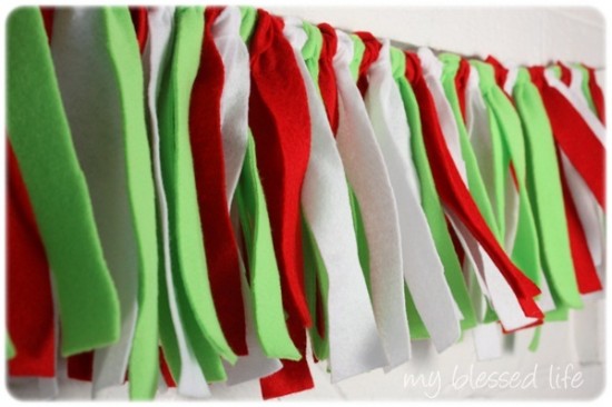 Felt Strip Garland