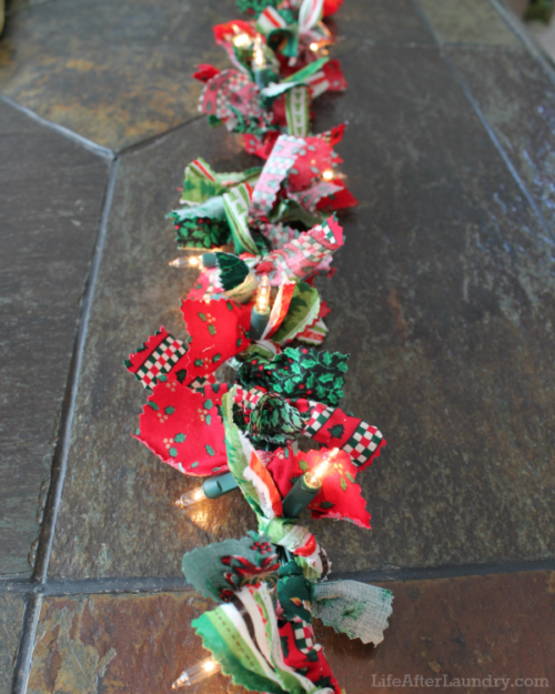 Scrappy Lighted Garland