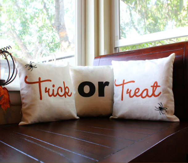 Trick or Treat Halloween Pillows