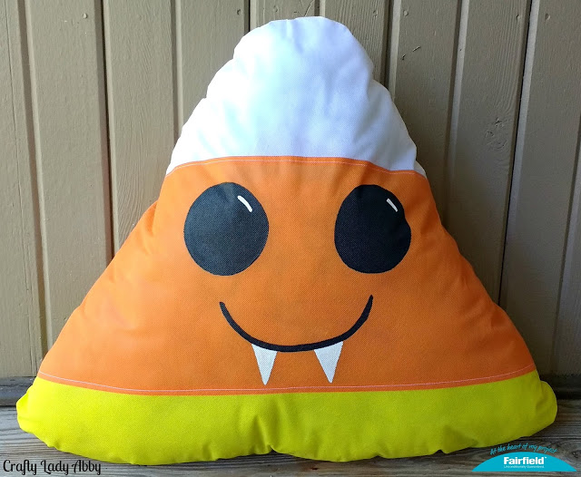 vampire candy corn pillow