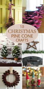 15 Christmas Pine Cone Crafts
