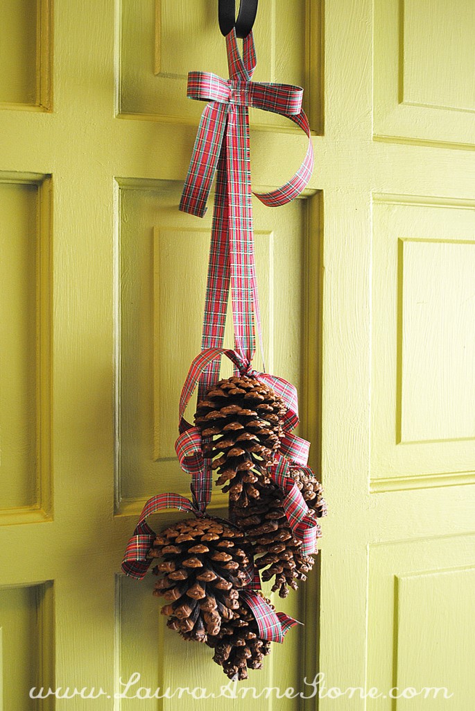 Pine Cone Door Hanger