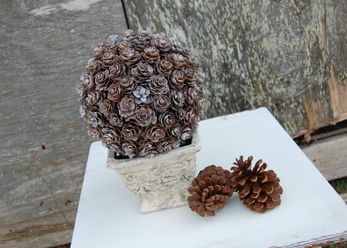 Pinecone Topiary