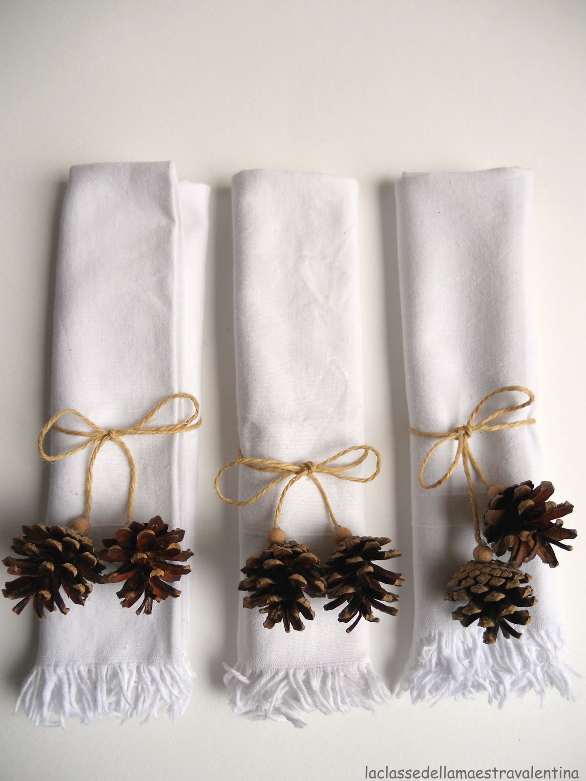 Pine Cone Napkin Rings