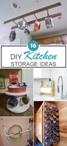 16 DIY Kitchen Storage Ideas