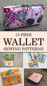 15 Free Wallet Sewing Patterns